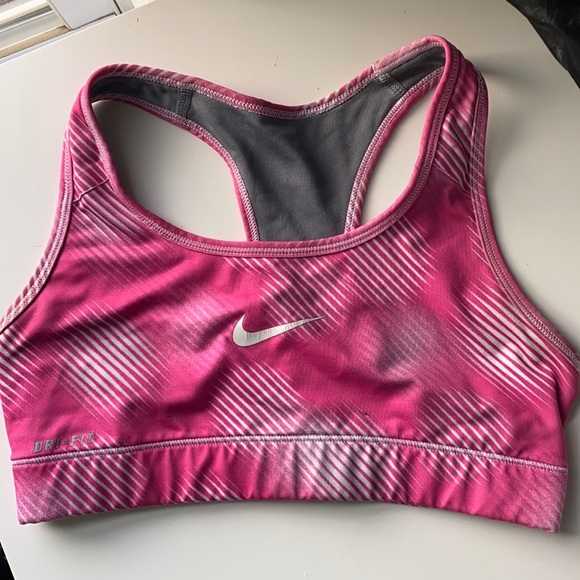 Pink Nike Sports Bra - Picture 1 of 3